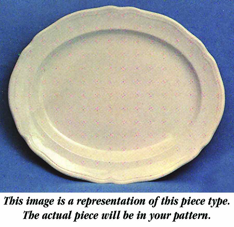 County Clare 14" Oval Serving Platter by Johnson Brothers-1