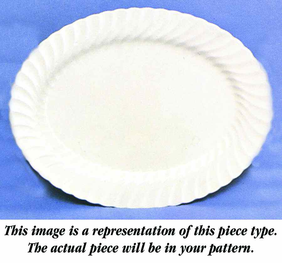 Blue Nordic 16" Oval Serving Platter by Johnson Brothers-1