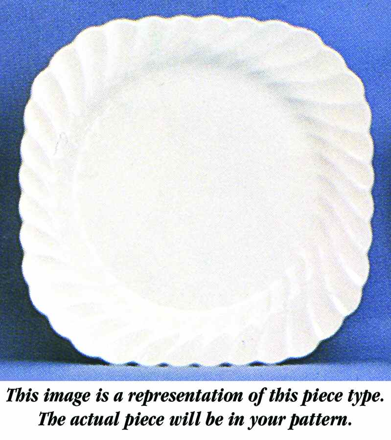 Rose Bouquet Blue Square Salad Plate by Johnson Brothers-1