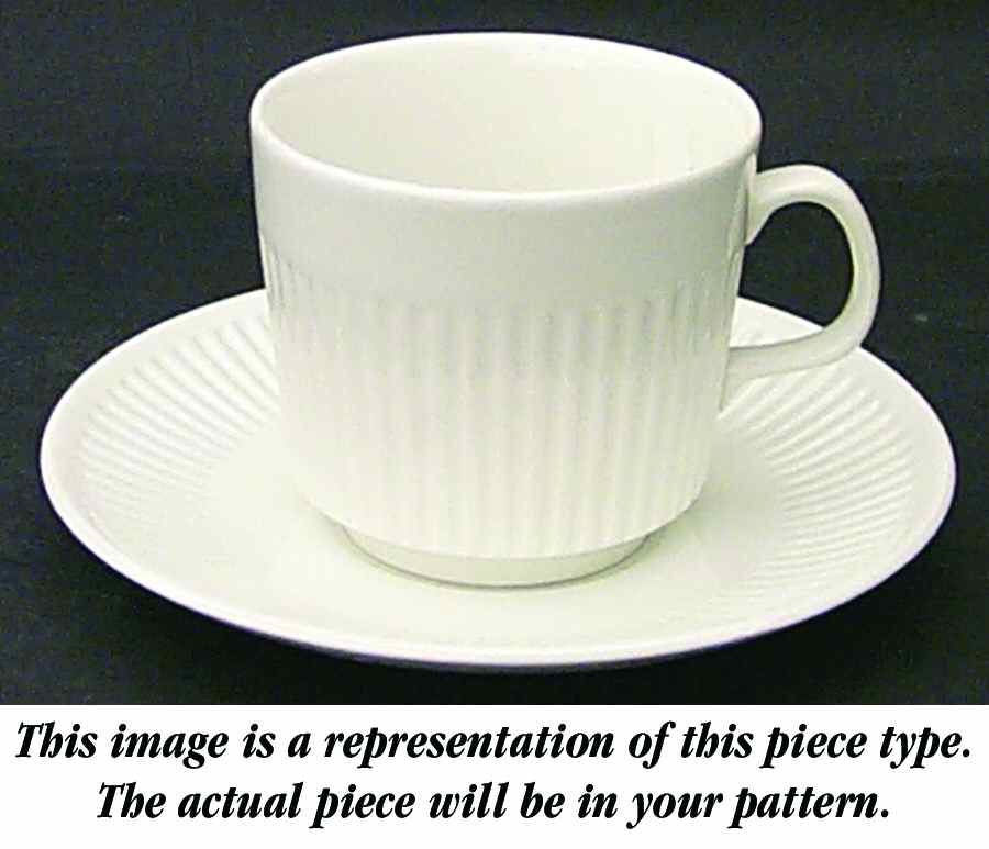 Deauville Flat Cup & Saucer Set by Johnson Brothers-1