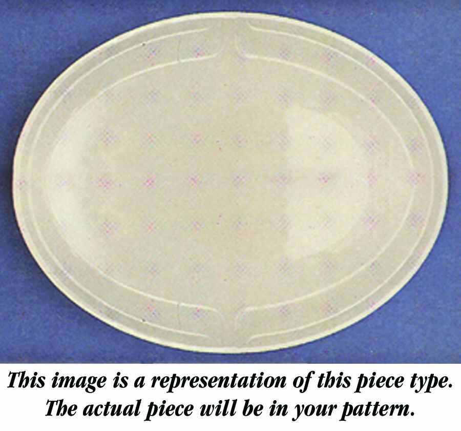 Blue Ice 13" Oval Serving Platter by Johnson Brothers-1