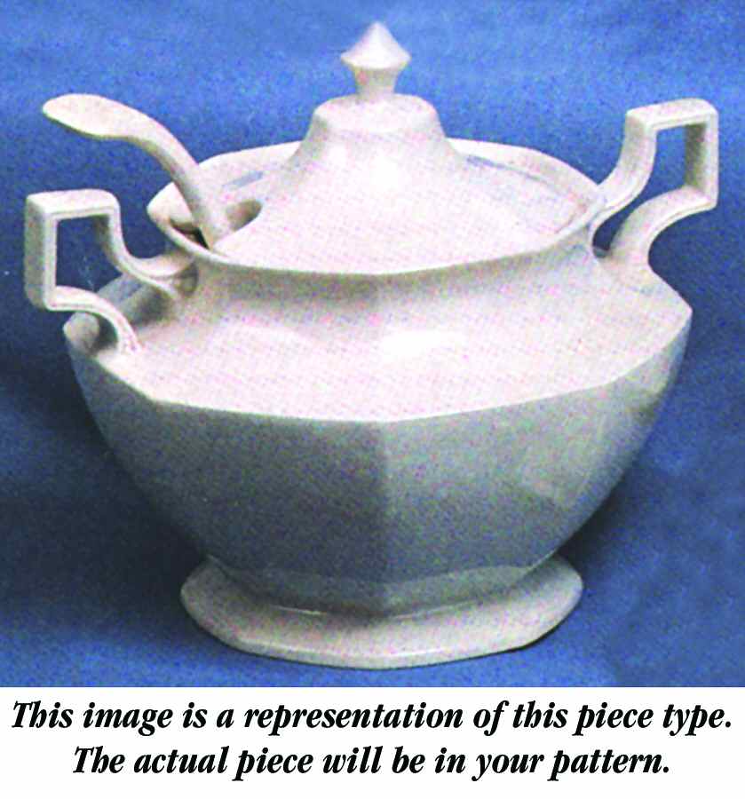 Hyde Park Blue (Heritage) Tureen &  Lid by Johnson Brothers-1