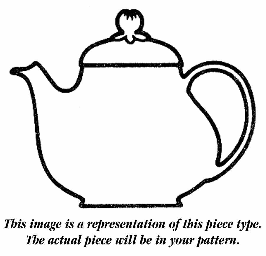 Jamestown Blue (Tan Background) Teapot & Lid by Johnson Brothers-1