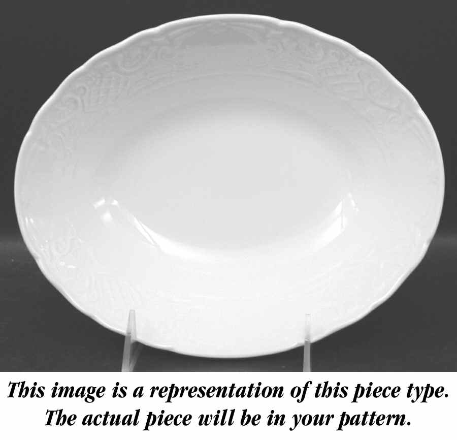 Springfield (Blue Flowers) 9" Oval Vegetable Bowl by Johnson Brothers-1