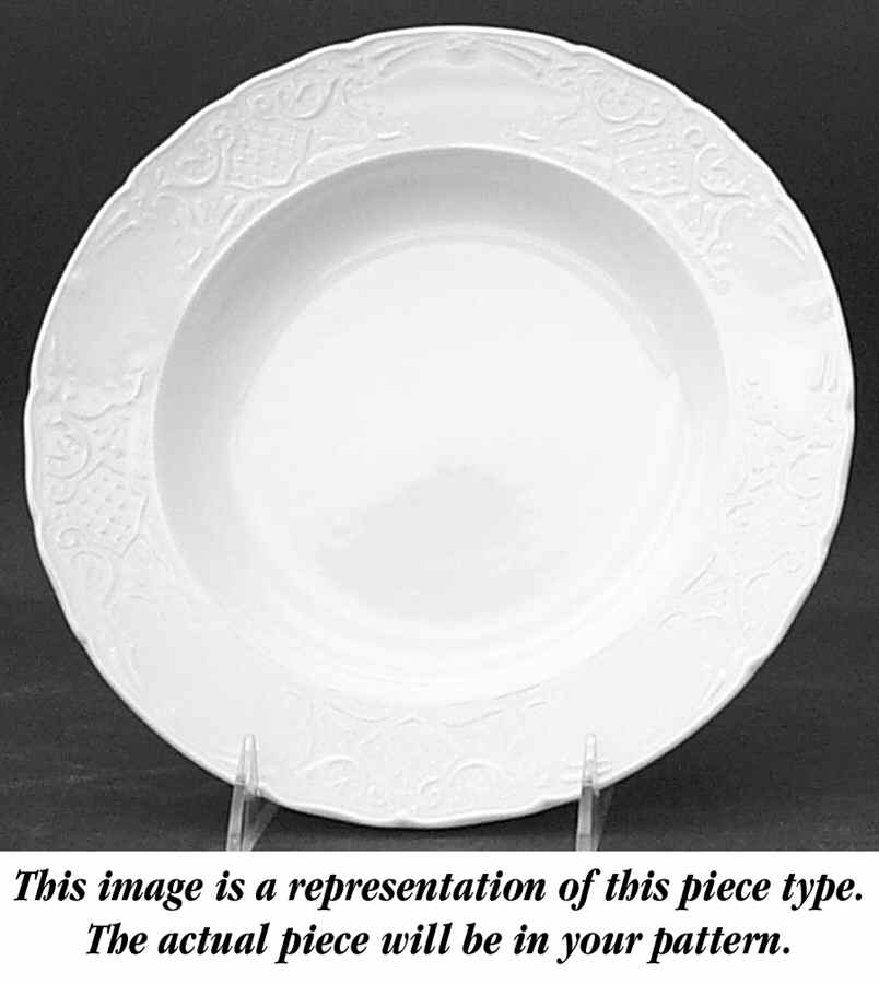 Springfield (Blue Flowers) Large Rim Soup Bowl by Johnson Brothers-1