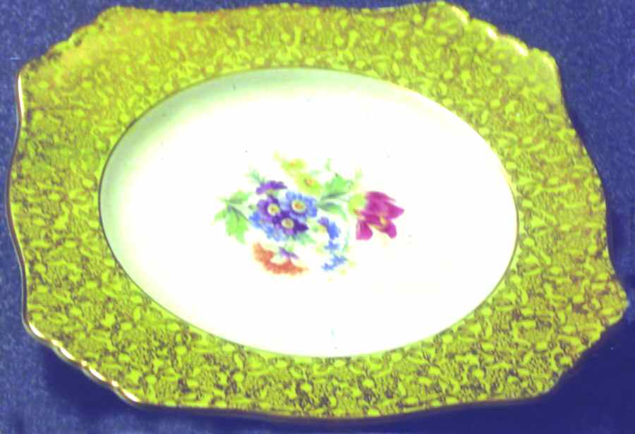 RWI80 (Yellow) Square Salad Plate by Royal Winton-1