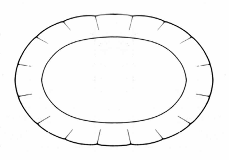 Carnegie 16" Oval Serving Platter by Noritake-1
