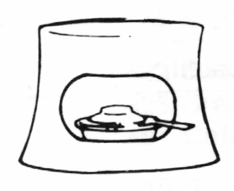 Overture Warmer Stand & Burner by Noritake-1
