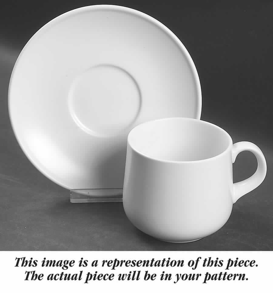 Georgetown Flat Cup & Saucer Set by Noritake-1