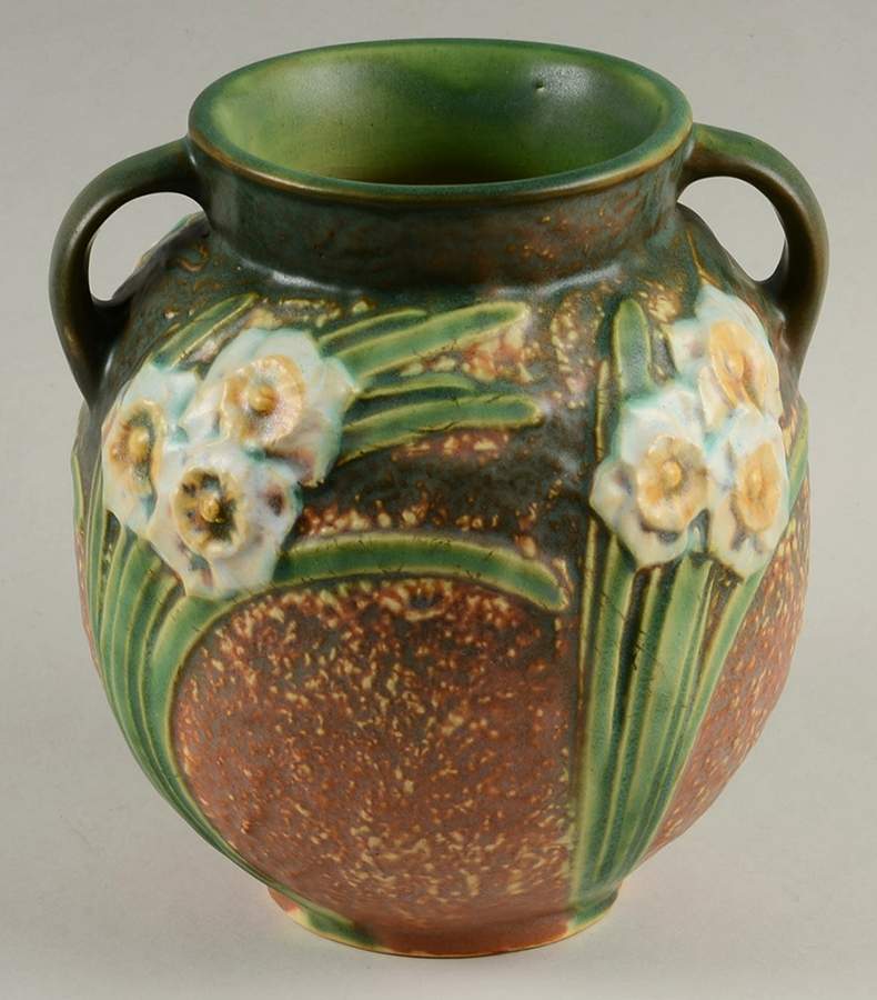 Jonquil 6" Handled Vase by Roseville-1