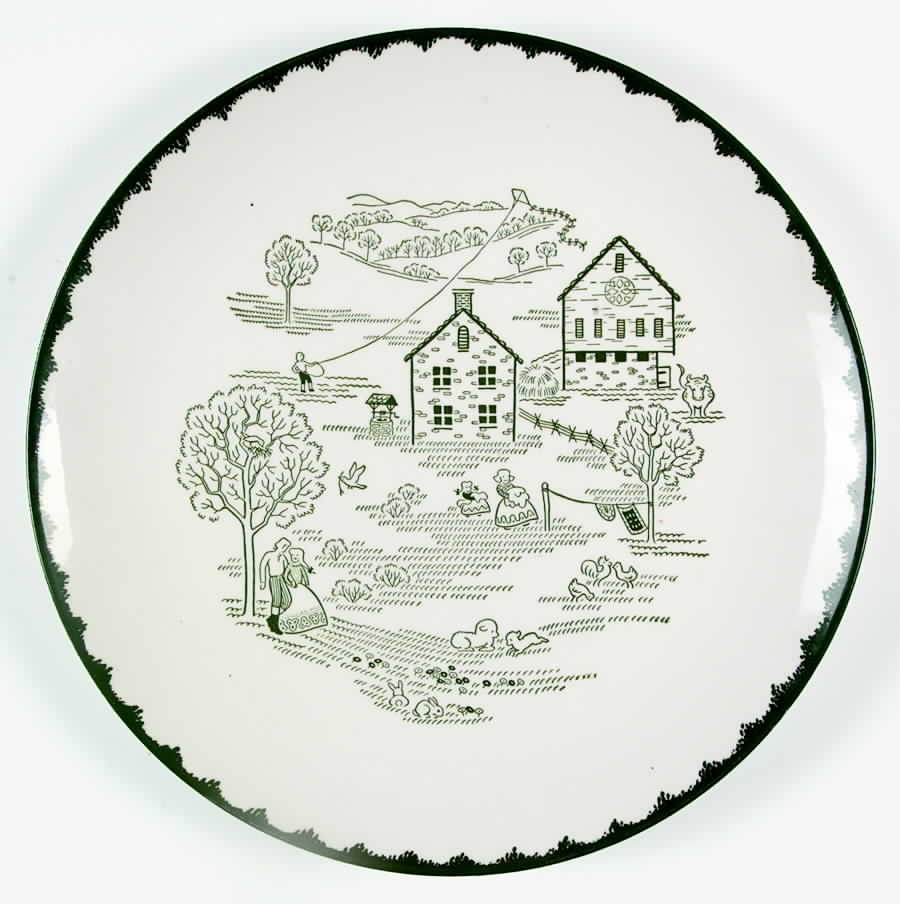COUNTRYSIDE (SPRING, SMOOTH) Dinner Plate by Royal (USA)-1