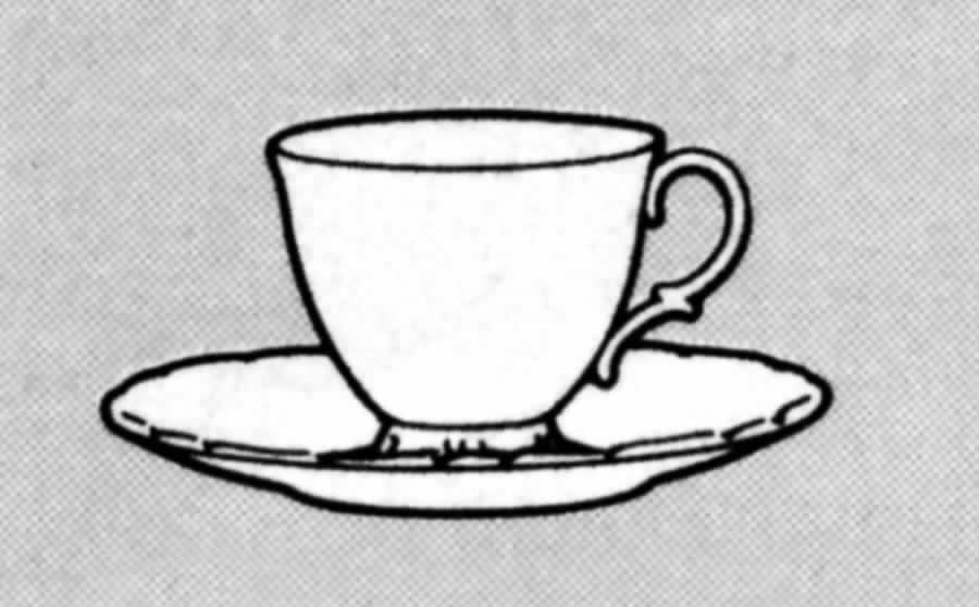 Chatelaine Footed Demitasse Cup & Saucer Set by Royal Doulton-1