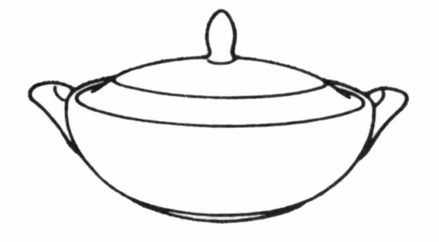 Cambridge Green Round Covered Vegetable by Royal Doulton-1