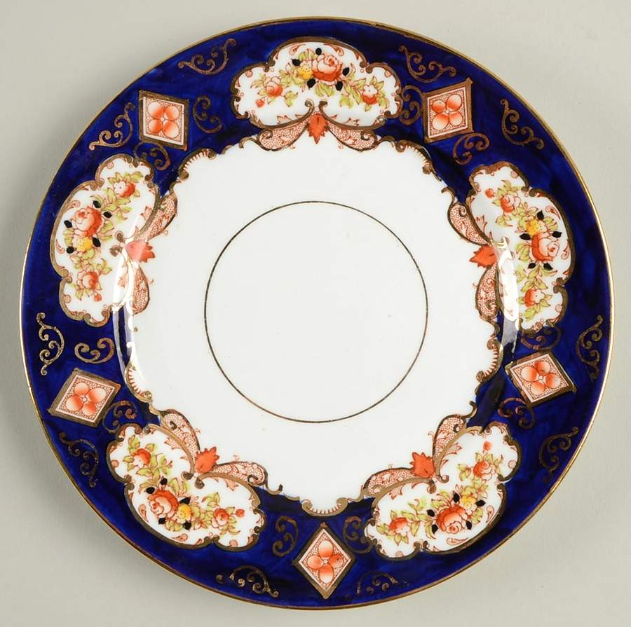Heirloom (Crown China Stamp, Smooth) Salad Plate by Royal Albert-1