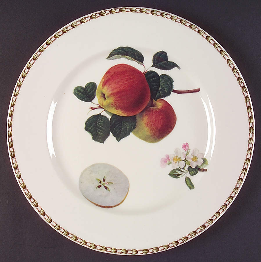 Hooker's Fruit (Fine China, Not Made in England) 12" Chop Plate (Round Platter) by Rosina-Queens-1
