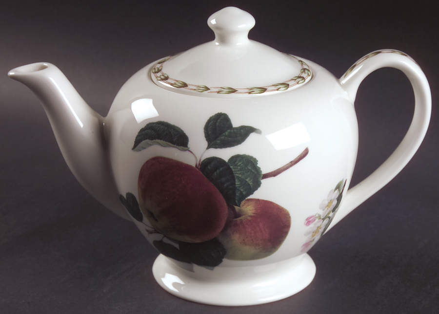 Hooker's Fruit (Fine China, Not Made in England) Teapot & Lid by Rosina-Queens-1