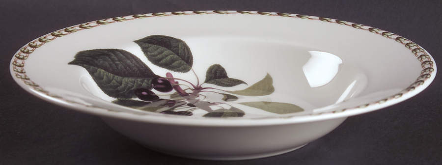 Hooker's Fruit (Fine China, Not Made in England) Rim Soup Bowl by Rosina-Queens-1