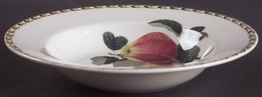 Hooker's Fruit (Fine China, Not Made in England) Rim Soup Bowl by Rosina-Queens-1