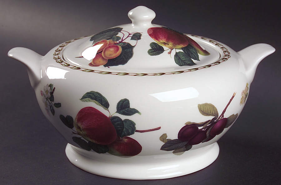 Hooker's Fruit (Fine China, Not Made in England) Round Covered Vegetable by Rosina-Queens-1