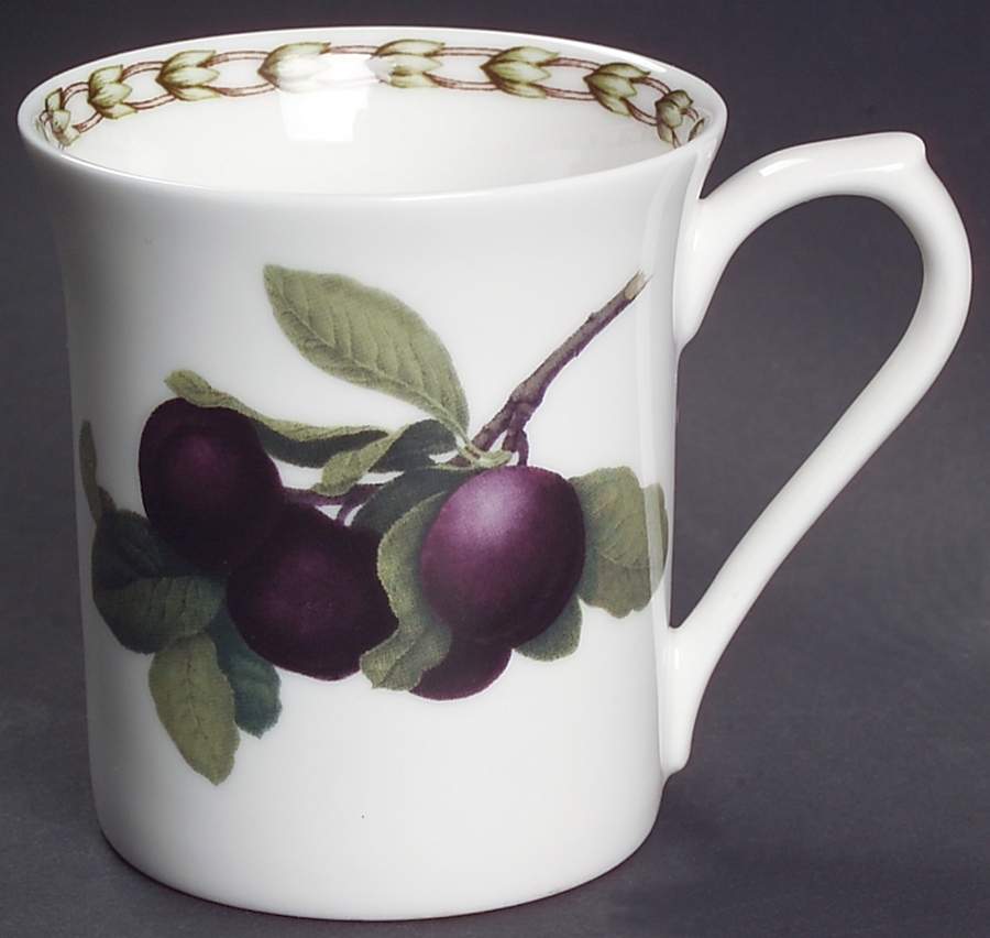 Hooker's Fruit (Fine China, Not Made in England) Mug by Rosina-Queens-1