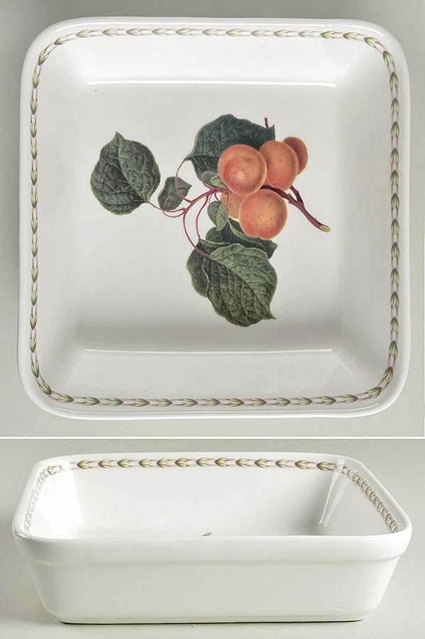 Hooker's Fruit (Fine China, Not Made in England) 8" Square Baker by Rosina-Queens-1