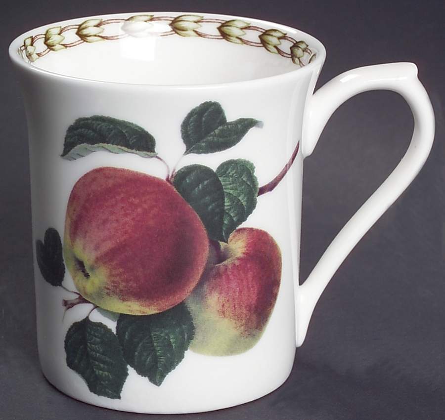 Hooker's Fruit (Fine China, Not Made in England) Mug by Rosina-Queens-1