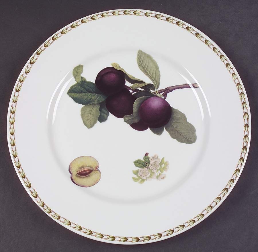 Hooker's Fruit (Fine China, Not Made in England) Dinner Plate by Rosina-Queens-1