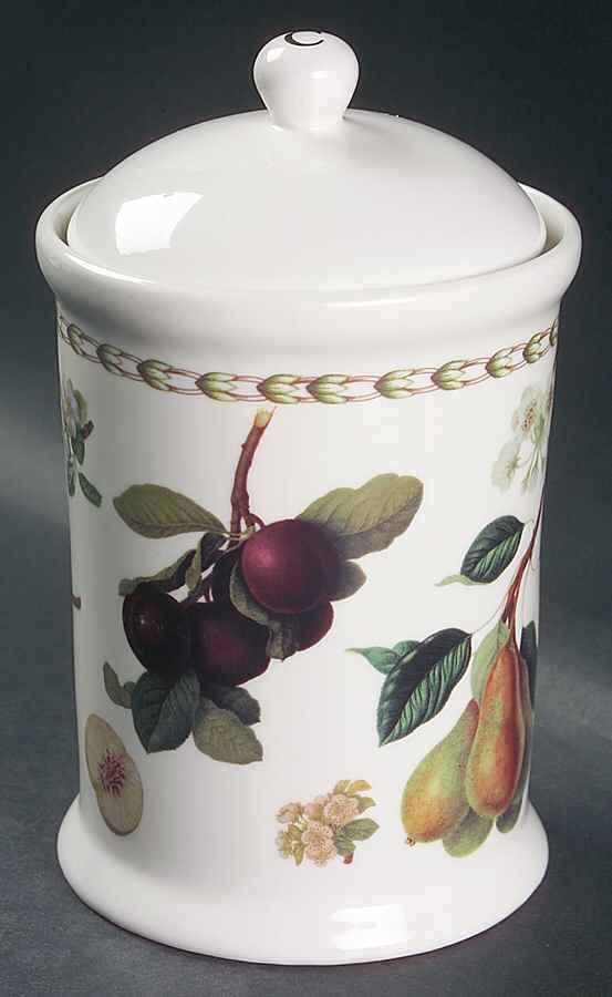 Hooker's Fruit (Fine China, Not Made in England) Coffee Canister & Lid by Rosina-Queens-1