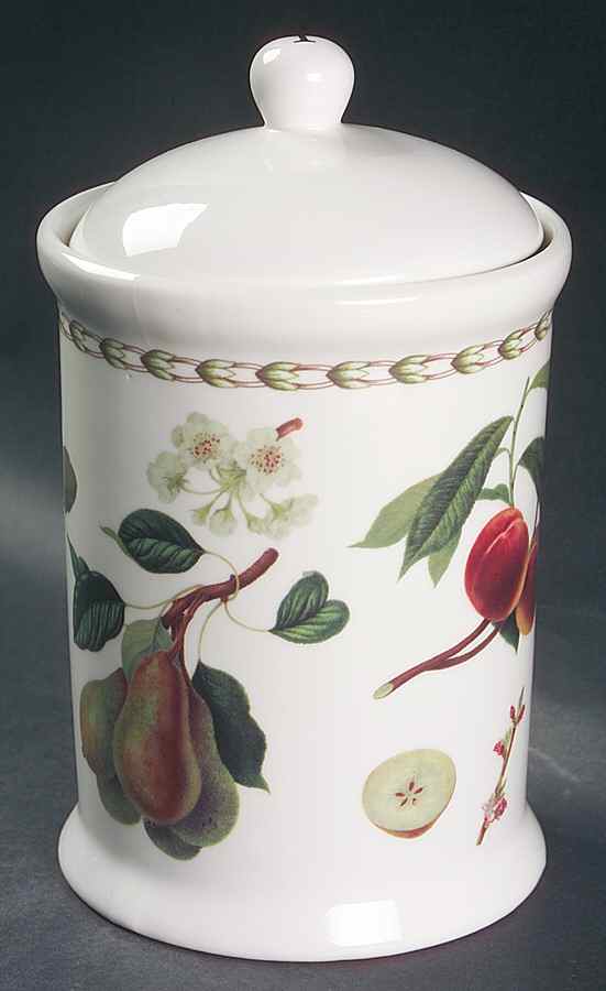 Hooker's Fruit (Fine China, Not Made in England) Tea Canister & Lid by Rosina-Queens-1