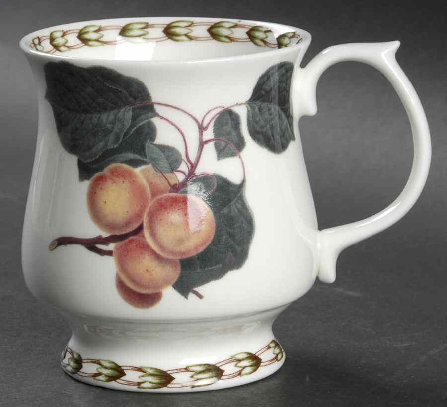 Hooker's Fruit (Fine China, Not Made in England) Footed Mug by Rosina-Queens-1