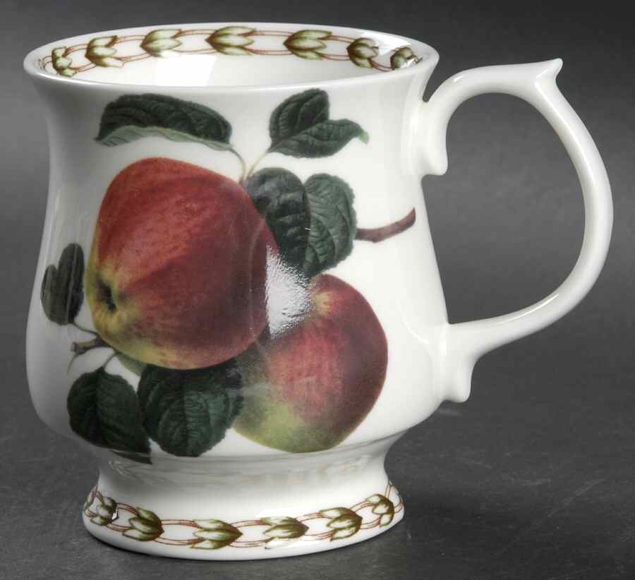 Hooker's Fruit (Fine China, Not Made in England) Footed Mug by Rosina-Queens-1