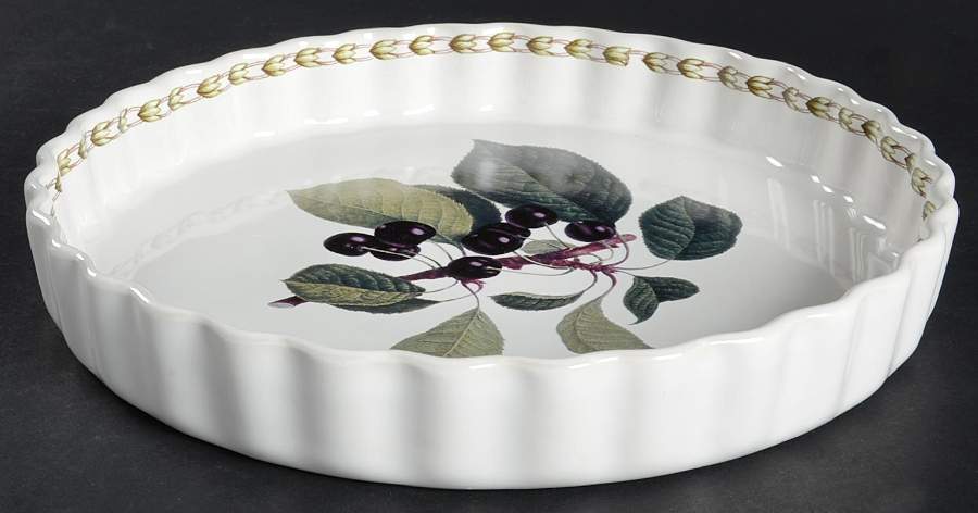 Hooker's Fruit (Fine China, Not Made in England) 9" Round Flan by Rosina-Queens-1