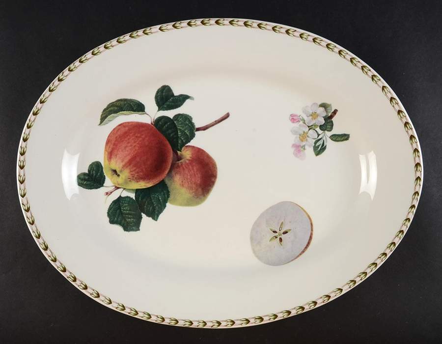 Hooker's Fruit (Fine China, Not Made in England) 14" Oval Serving Platter by Rosina-Queens-1