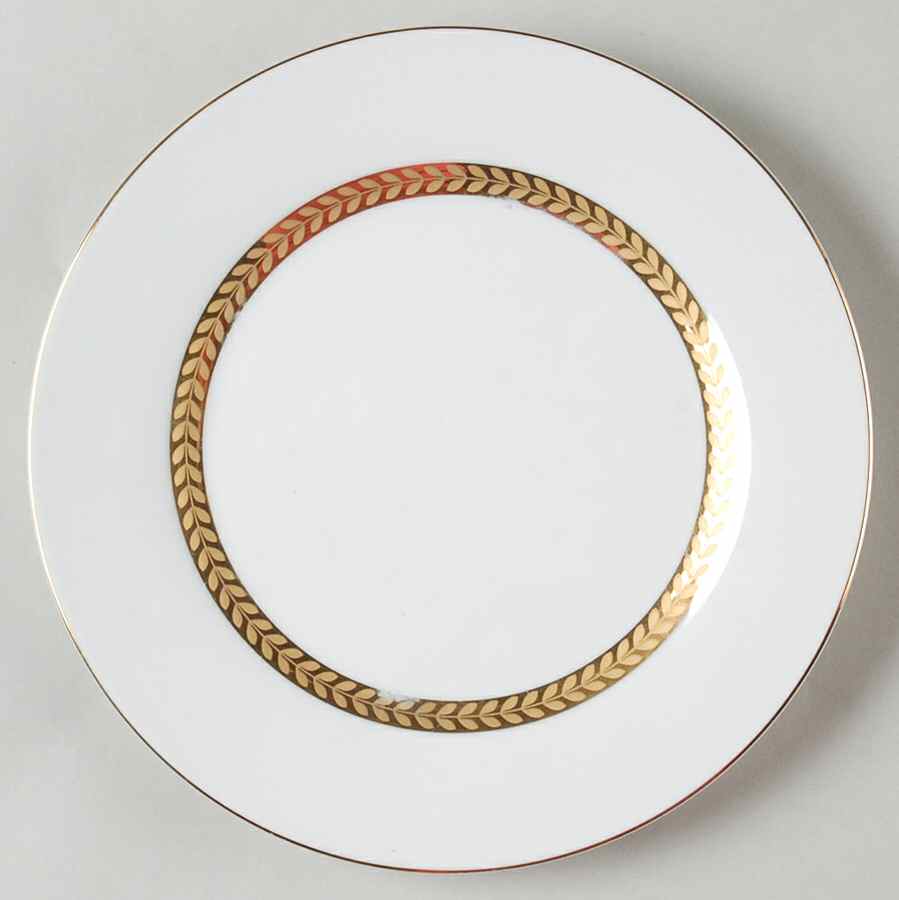 Imperial Gold Salad Plate by Retroneu-1