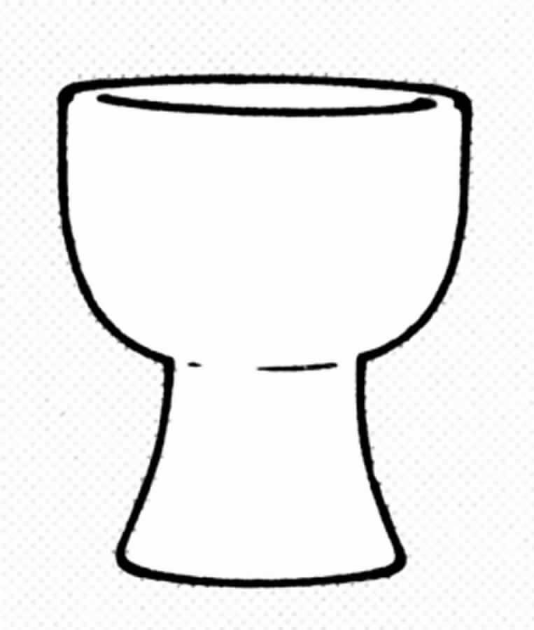 Sandsprite (Single Line Brown Trim) China Goblet by Royal Doulton-1
