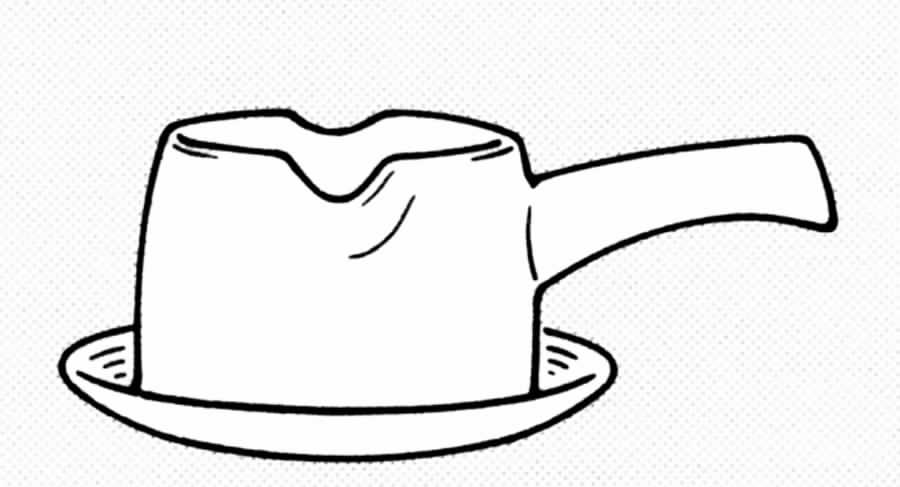 Sandsprite (Single Line Brown Trim) Gravy Boat & Underplate by Royal Doulton-1