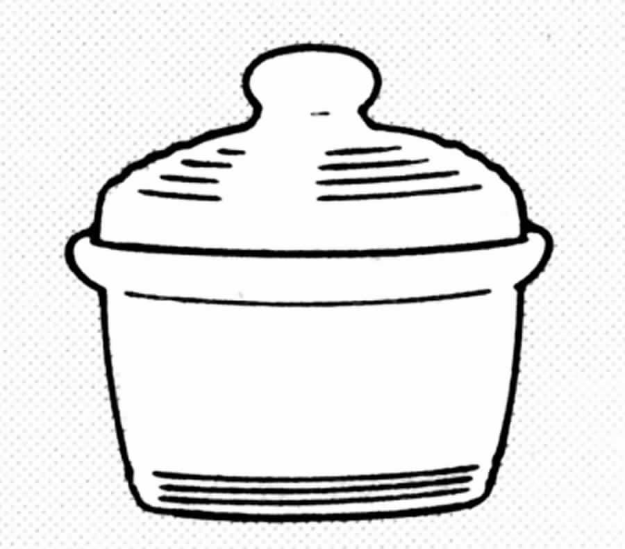 Sandsprite (Single Line Brown Trim) Individual Casserole & Lid by Royal Doulton-1