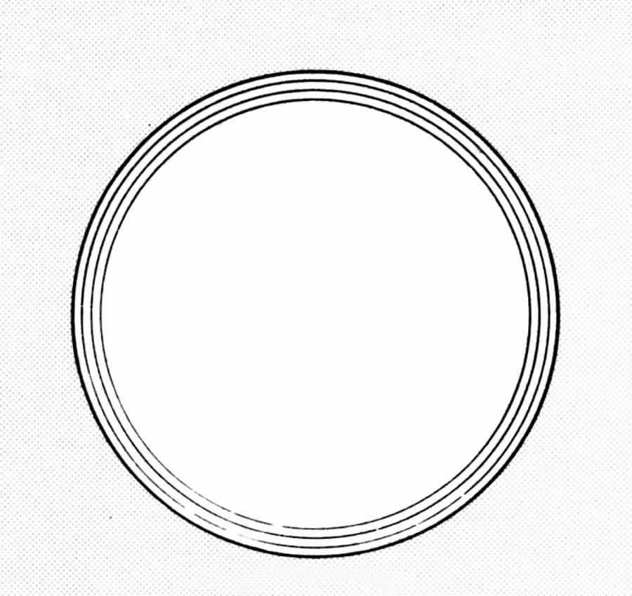 Sandsprite (Single Line Brown Trim) Luncheon Plate by Royal Doulton-1