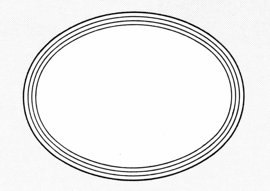 Sandsprite (Single Line Brown Trim) 16" Oval Serving Platter by Royal Doulton-1