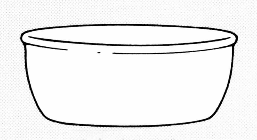 Sandsprite (Single Line Brown Trim) 9" Salad Serving Bowl by Royal Doulton-1