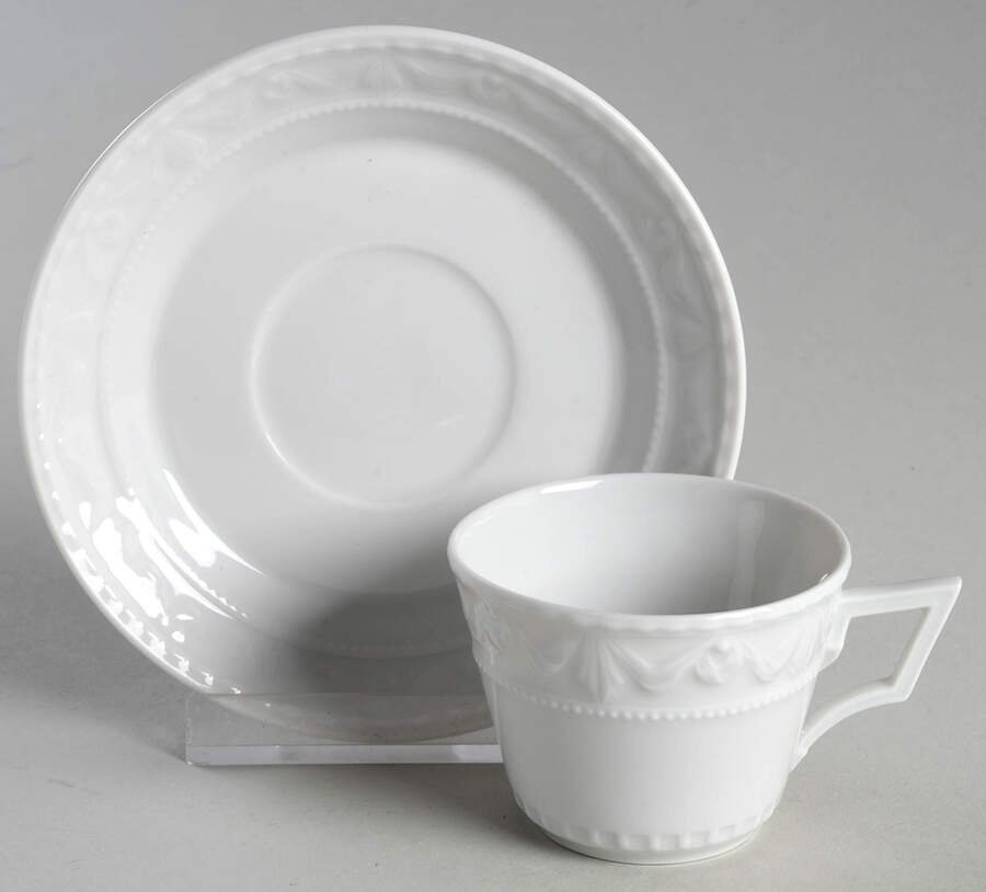 RBE10 Flat Demitasse Cup & Saucer Set by Royal Berlin-1