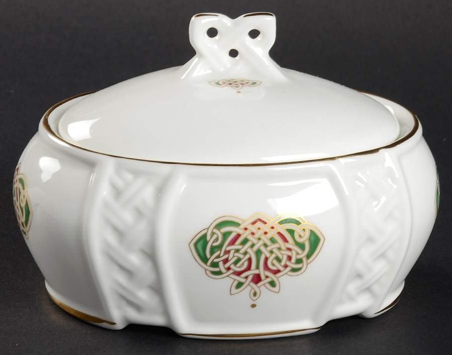 Celtic Spirit Sugar Bowl & Lid by Royal Tara-1