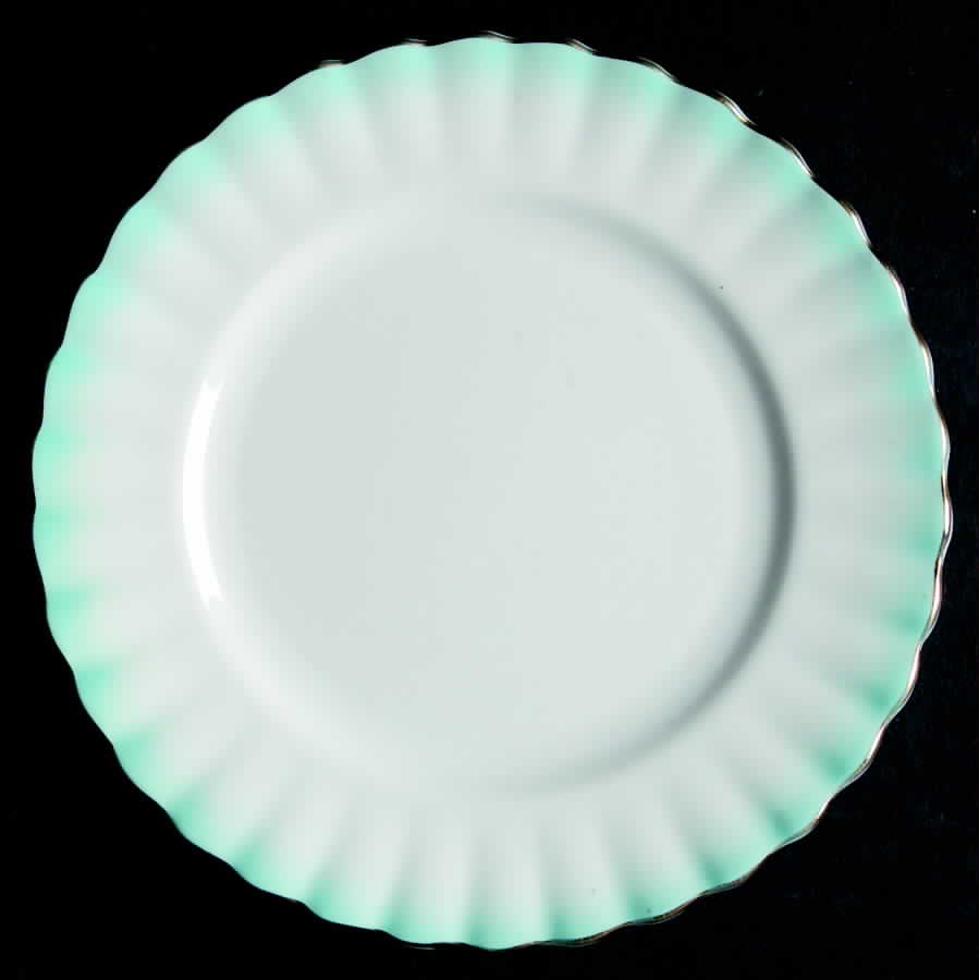 Rainbow Aqua Bread & Butter Plate by Royal Albert-1