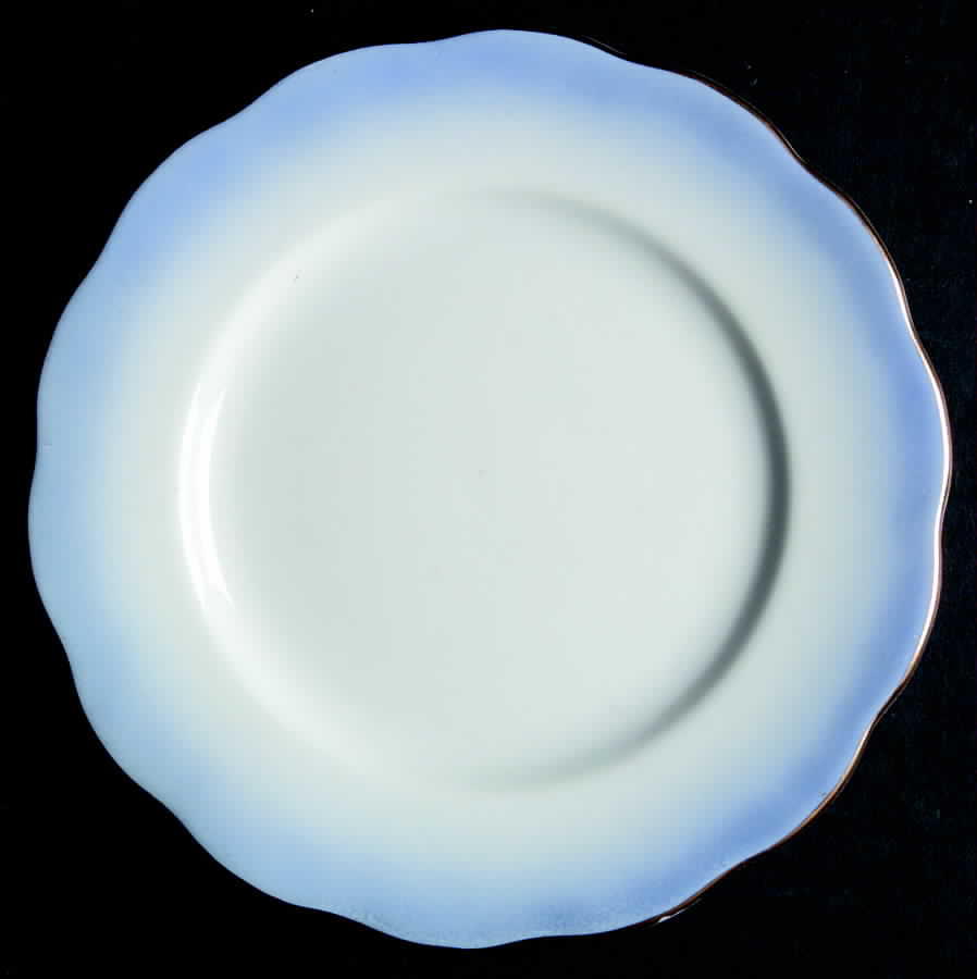 Rainbow Blue Bread & Butter Plate by Royal Albert-1