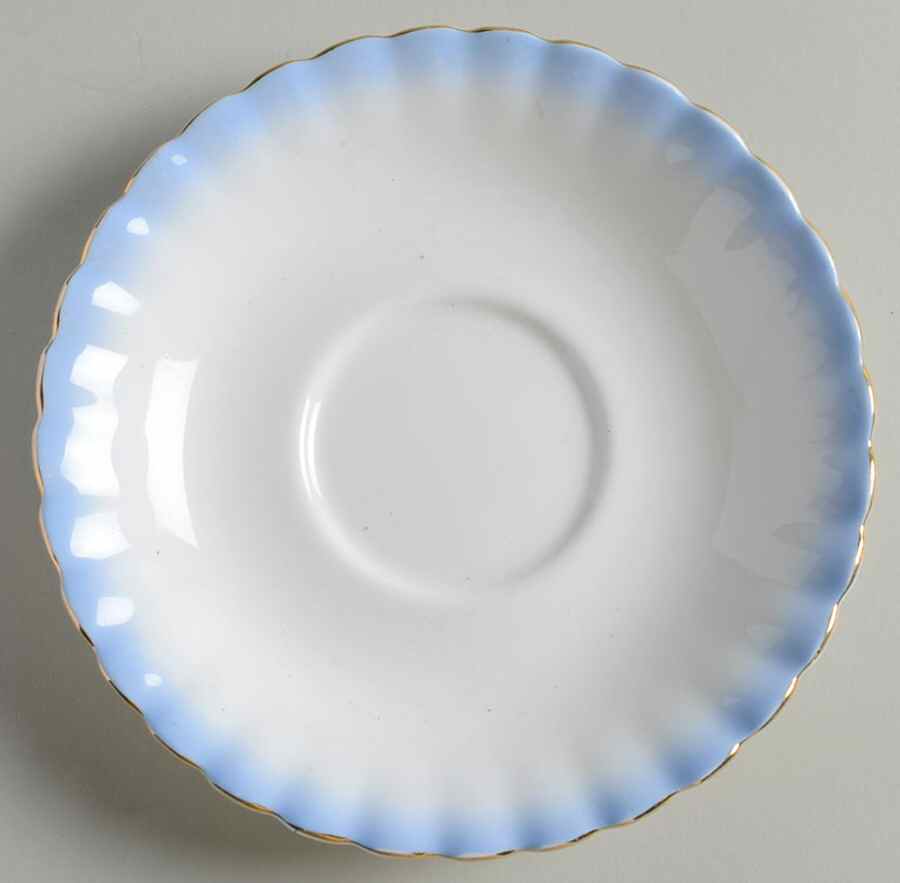 Rainbow Blue Saucer for Footed Cup by Royal Albert-1