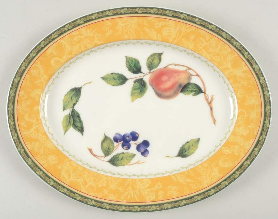 Vintage Orchard 13" Oval Serving Platter by Royal Doulton-1