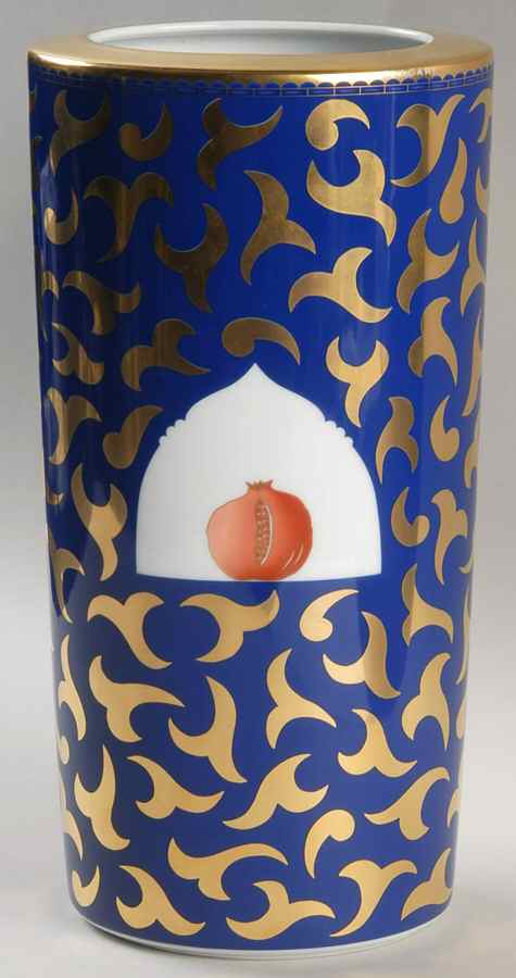 Frutta Alla Finestra Blue 11" Vase by Rosenthal - Continental-1