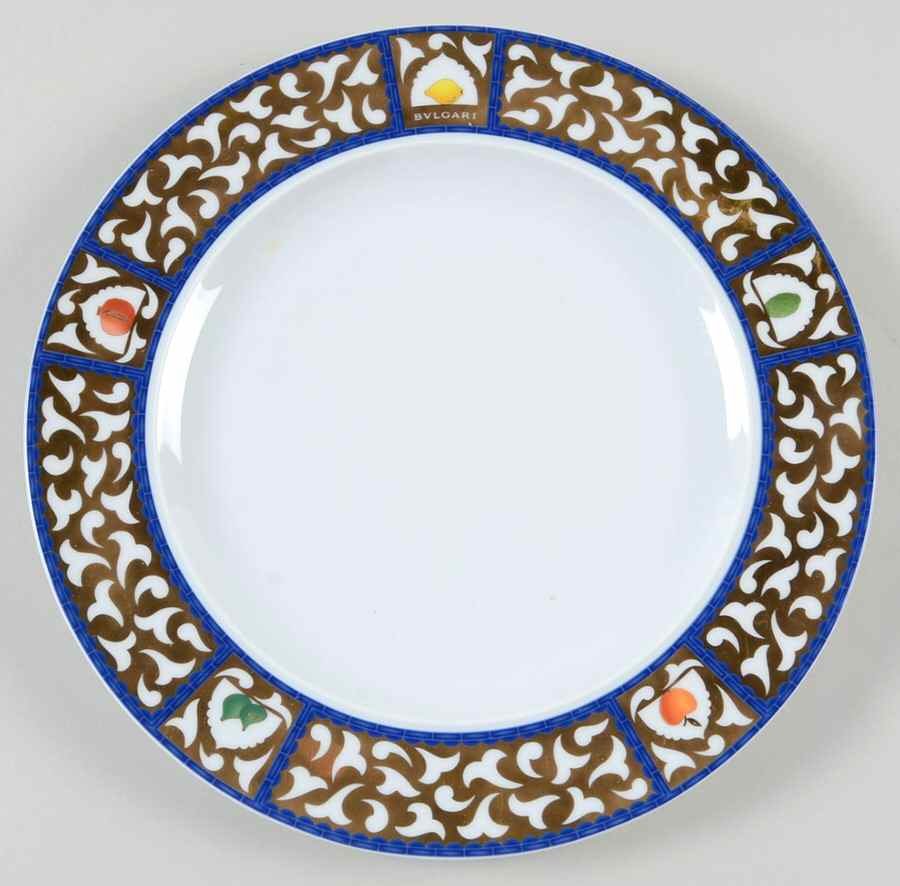 Frutta Alla Finestra Gold Dinner Plate by Rosenthal - Continental-1