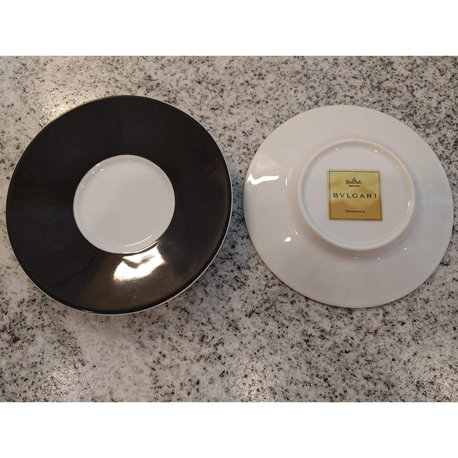 Geometrica Black Saucer by Rosenthal - Continental-1