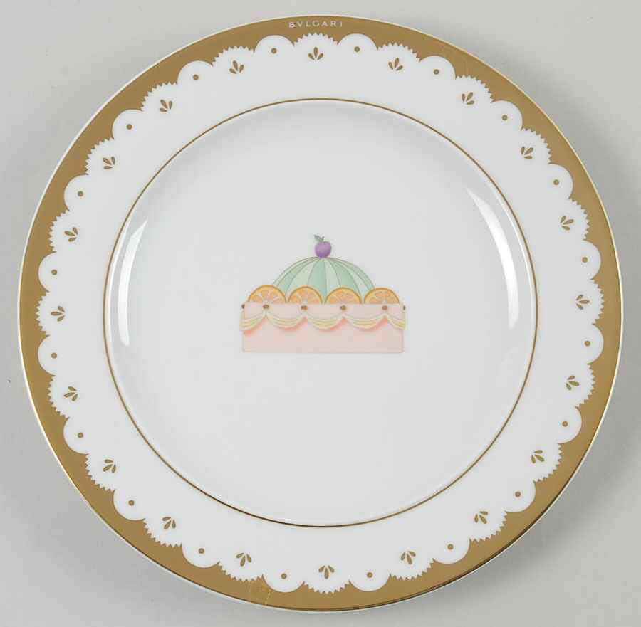 Dolci Deco Bavarese Salad/Dessert Plate by Rosenthal - Continental-1